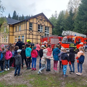 Preventivní akce - ukázka práce HZS Špindlerův Mlýn