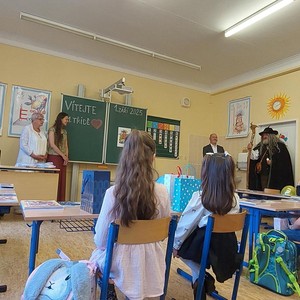 První školní den - 1. třída