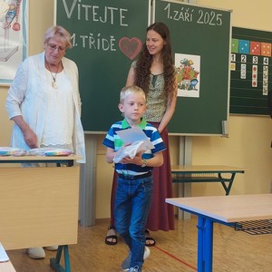 První školní den - 1. třída