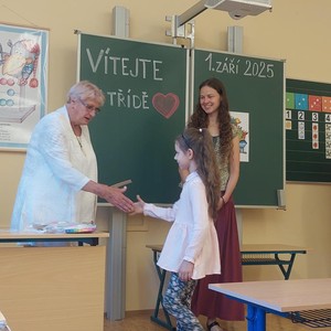 První školní den - 1. třída