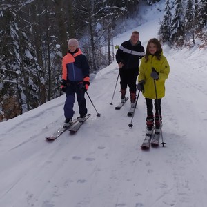 TV - 2. stupeň - první skialp + běh na lyžích