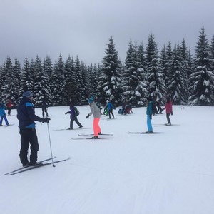 Žáci a učitelé ze Schwerinu ve Špindlerově Mlýně