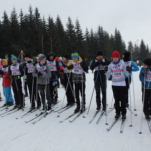 Školní závody v běhu na lyžích 2024