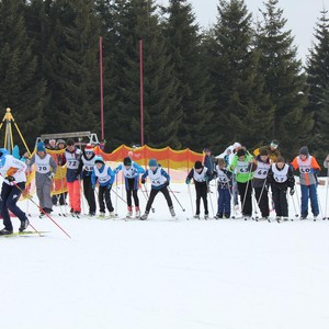 Školní závody v běhu na lyžích