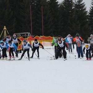 Školní závody v běhu na lyžích