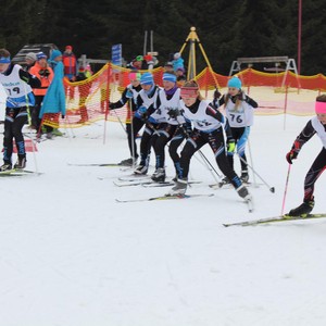 Školní závody v běhu na lyžích