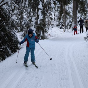 Družina na běžkách