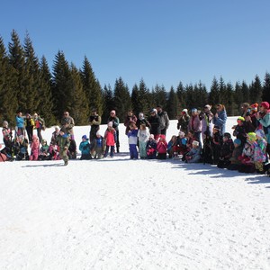 Školní závody v běhu na lyžích