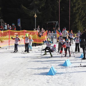 Školní závody v běhu na lyžích