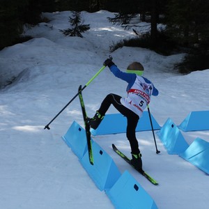 Školní závody v běhu na lyžích