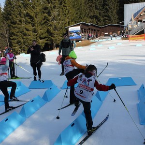 Školní závody v běhu na lyžích