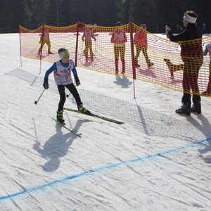 Školní závody v běhu na lyžích