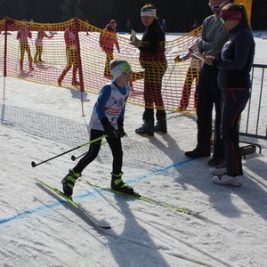 Školní závody v běhu na lyžích