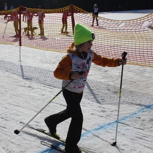 Školní závody v běhu na lyžích