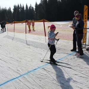 Školní závody v běhu na lyžích