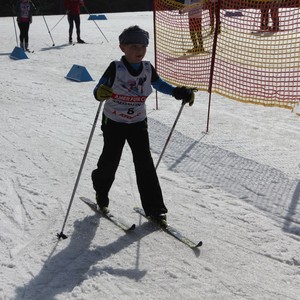 Školní závody v běhu na lyžích