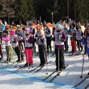 Školní závody v běhu na lyžích