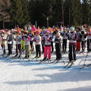 Školní závody v běhu na lyžích