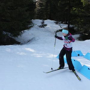 Školní závody v běhu na lyžích