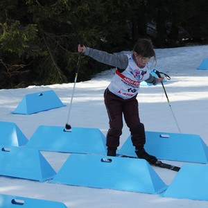 Školní závody v běhu na lyžích
