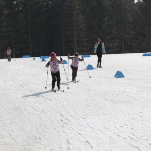 Školní závody v běhu na lyžích