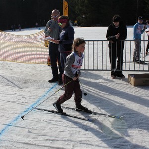 Školní závody v běhu na lyžích