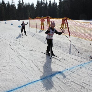 Školní závody v běhu na lyžích