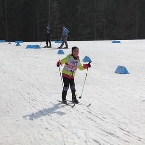 Školní závody v běhu na lyžích