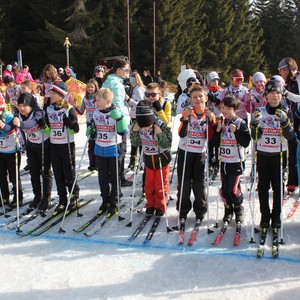 Školní závody v běhu na lyžích