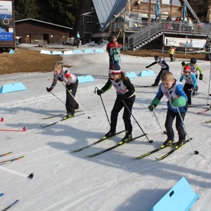 Školní závody v běhu na lyžích