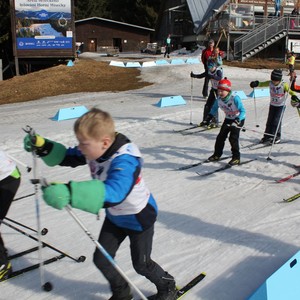 Školní závody v běhu na lyžích