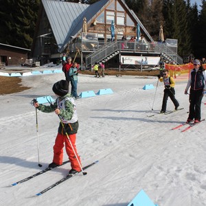 Školní závody v běhu na lyžích