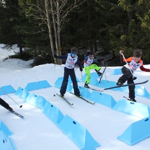 Školní závody v běhu na lyžích