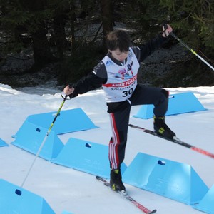 Školní závody v běhu na lyžích