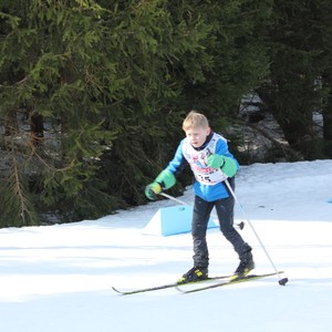 Školní závody v běhu na lyžích