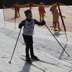 Školní závody v běhu na lyžích