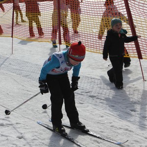 Školní závody v běhu na lyžích