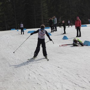 Školní závody v běhu na lyžích