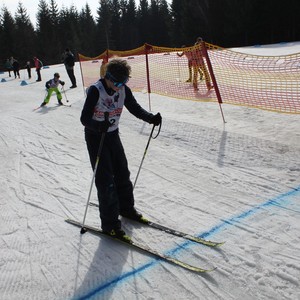 Školní závody v běhu na lyžích