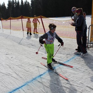 Školní závody v běhu na lyžích