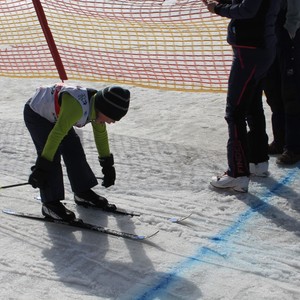 Školní závody v běhu na lyžích