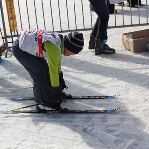 Školní závody v běhu na lyžích