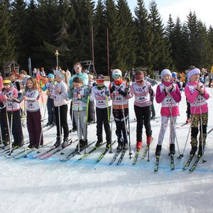 Školní závody v běhu na lyžích