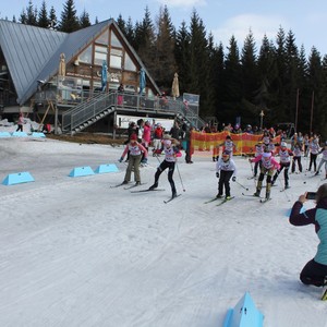 Školní závody v běhu na lyžích