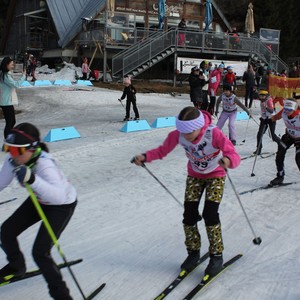 Školní závody v běhu na lyžích