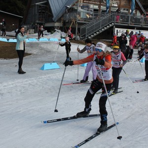 Školní závody v běhu na lyžích