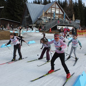 Školní závody v běhu na lyžích