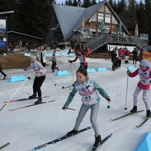 Školní závody v běhu na lyžích