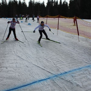 Školní závody v běhu na lyžích