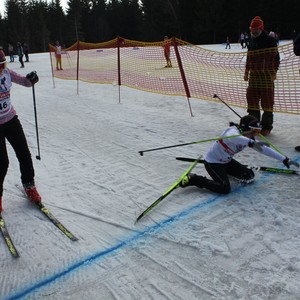 Školní závody v běhu na lyžích